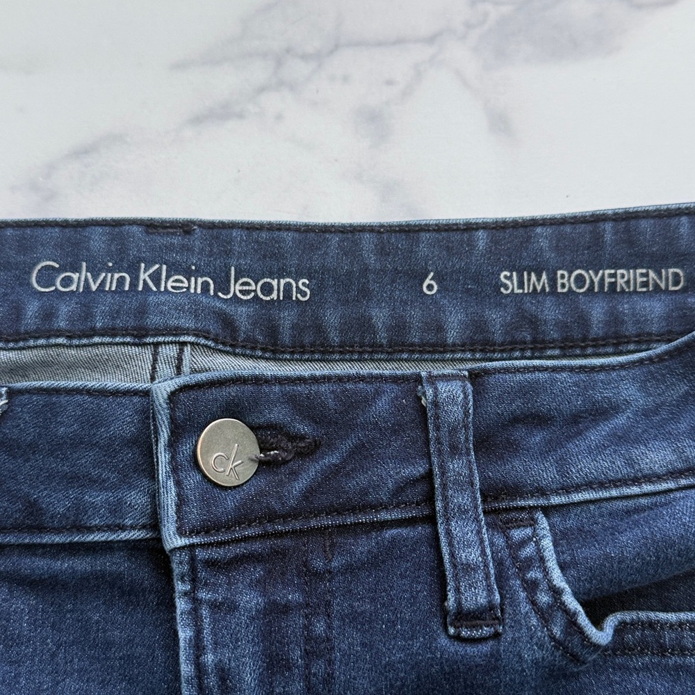 Calvin Klein Slim Boyfriend Jeans Size 6 - Picture 4 of 13